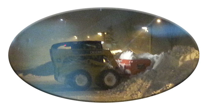 Suffolk Plowing Snow Pusher
